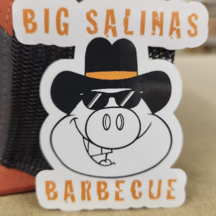 Big Salinas BBQ Sticker My Site